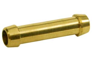 Portagomma doppio maschio/maschio per tubo alta pressione - ø mm.10 - in ottone, per tubo ad alta pressione