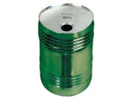Lattina per olio tonda lt.25 - lt.25 - ø cm.29x44h. (bancale pz.54) - in banda stagnata, tappo in plastica ø mm.42 (non compreso)