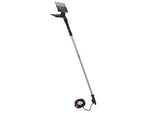 Bacchiatore elettrico con manico telescopico in alluminio 140w - 140w di potenza, motore a 12v CC corrente continua munito di interruttore, trasmissione meccanica interna lubrificata, asta...