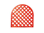 Traliccio in legno ad arco - cm.90x90h. - spessore cornice mm.35, spessore listello mm.6, maglia mm.55x55