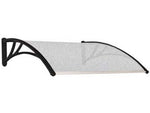 Pensilina in policarbonato alveolare trasparente - cm.150x100x28h. - spessore mm.5,2