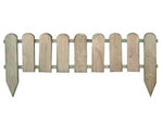Steccato a doghe continue in pino impregnato -cm.110x28/45h. - spessore mm.32