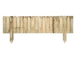 Steccato orizzontale in pino impregnato - cm.100x15/30h. - spessore mm.70