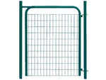Cancello star verde - cm.100x100h. - kg.12 - acciaio zincato a caldo, cornice mm.30x1,2, pali tondi mm.48x1,5, rete metallica interna mm.50x50x3,5, colore verde RAL 6005...