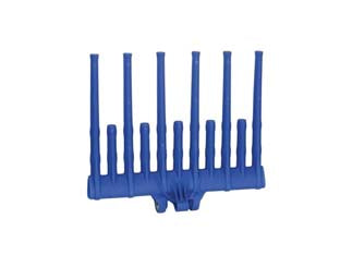 Rastrello per bacchiatore pneumatico olivgreen air 305 - con 22 denti arrotondati in tecnopolimero flessibile per non danneggiare i frutti, per bacchiatore pneumatico olivrgeen air 3...