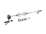 Kit girarrosto premium - composto da un motore elettrico, uno spiedo e due doppie forche, supporta un peso fino a kg.3