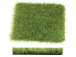 Prato sintetico garden mm.30 - cm.200h. in rotoli da mt.5 - colore verde con fori di drenaggio, spessore mm.30, confezionato in sacchi plastificati di colore arancione