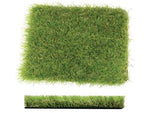 Prato sintetico garden mm.30 campionario cm.30x30 - colore verde con fori di drenaggio, spessore mm.15