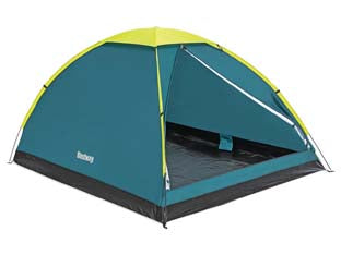 Tenda da campeggio wander dome 4 posti - cm.240x200x135h. - peso kg.2,49 (art.68143) - monostrato Poliestere 190T, protezione acqua Pa600Mm, protezione terra 110G/M2 Pe, con rete antinsetto e tasca Interna, ospit...