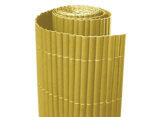 Arella effetto bamboo in pvc naturale - cm.200x300 - kg.6 - materiale PVC, forma bamboo, listello mm.16x3x0.25