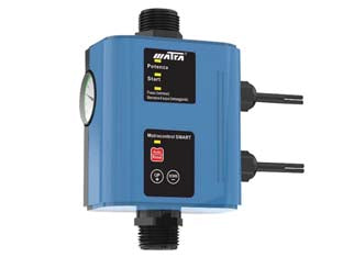 Regolatore pressione per elettropompe - attacco 1' M - corpo in nylon con membrana NBR e flussostato tecnopolimero, tensione di alimentazione 180-230 V, frequenza 50-60Hz, adatto p...