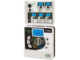 Centralina programmatore elettrica i-dial 24v ac indoor pippo - 6 stazioni - trasformatore esterno 220/24v- uscita:24v AC, 0,8 AMP, 4 cicli indipendenti, 4 partenze indipendenti, visualizzazione sul dis...