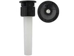 Testina f fissa per irrigatori pop-up rain - 360° - 15 ES - pressione di esercizio min. 1,5 bar max 2,5 bar, tipo di irrigatore: statico, raggi da mt.1,8 a mt.4,6, portata di funzioname...