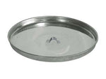 Galleggiante a olio inox per contenitore - ø mm.700 per contenitore inox da lt.400/500 - con maniglietta di aggancio, in acciaio inox AISI 304