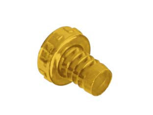 Raccordo portagomma ottone per rubinetto per rubinetto 1/2 - ghiera 3/4' - in ottone lucido