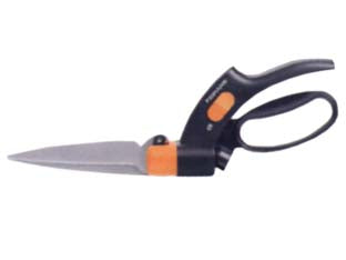 Forbice girevole per erba - mm.330 (113680) - lama girevole 360° in acciaio, impugnatura ergonomica in plastica, fermo di sicurezza azionabile con il solo dito pollice , p...