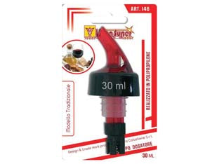 Tappo dosatore ml.30 - realizzato in polietilene, indispensabile per dosare olio, aceto sciroppi ecc..