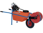 Pompa alta pressione aliseo motore 4t 2 hp con carrello e tubo - 2 Hp di potenza, motore Loncin 4 tempi a benzina (miscela), giri motore 1.200/1.400 RPM, avviamento a strappo, portata acqu...