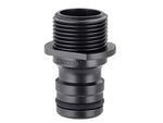 Adattatore m 3/4” aquamaster max-flow in blister 9642 - Presa filettata per collegare al sistema Claber Max-Flow qualsiasi accessorio con filettatura F 3/4' (20-27 mm).