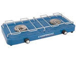 Base camp fornello 2 fuochi - peso Kg. 1,4 - dimensioni cm.43x24x7,5h. - potenza 2x1.600W, efficienza e focus sulle performance di cottura, due bruciatori indipendenti con regolazione, accensione ma...