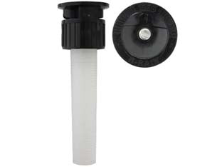 Testina f fissa per irrigatori pop-up rain - 360° - 15 SS - pressione di esercizio min. 1,5 bar max 2,5 bar, tipo di irrigatore: statico, raggi da mt.1,8 a mt.4,6, portata di funzioname...