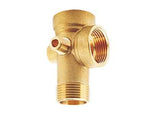 Raccordo per gruppo pompa  autoclave - MF 1' - in ottone sabbiato, adatto per gruppo pompa autoclave, 3 vie 1', 2 vie 1/4'