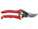 Forbice pota forgiata professionale spalla rossa - cm.21 - 81003 - manici in alluminio ergonomici rivestiti in gomma, gruppo lame in acciaio di prima qualità forgiato a caldo e temprato, tagli...